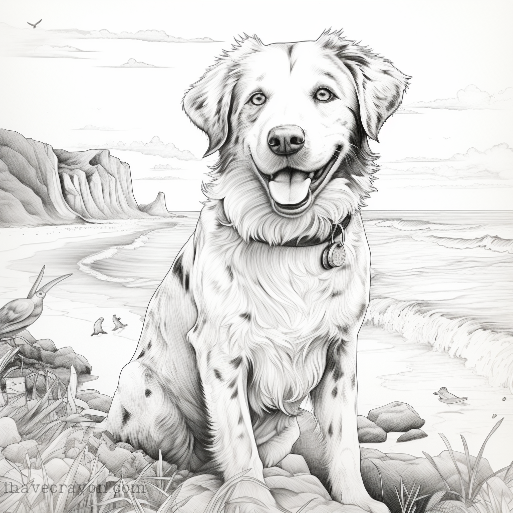 IHC Free Dog Coloring Pages 0002