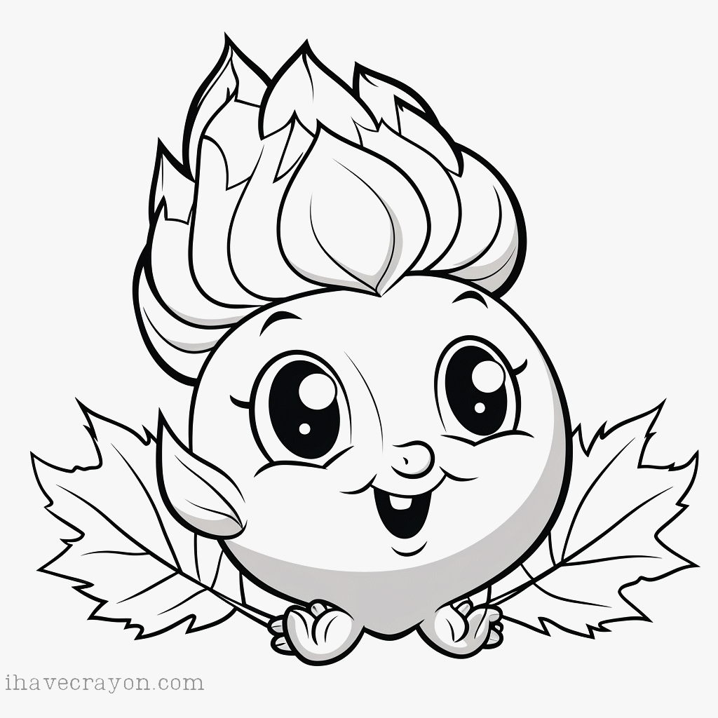IHC Free Acorn Coloring Pages 0002