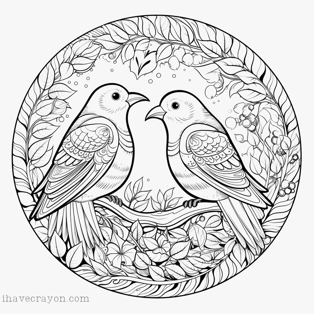IHC Free Bird Madalas Coloring Pages 0007