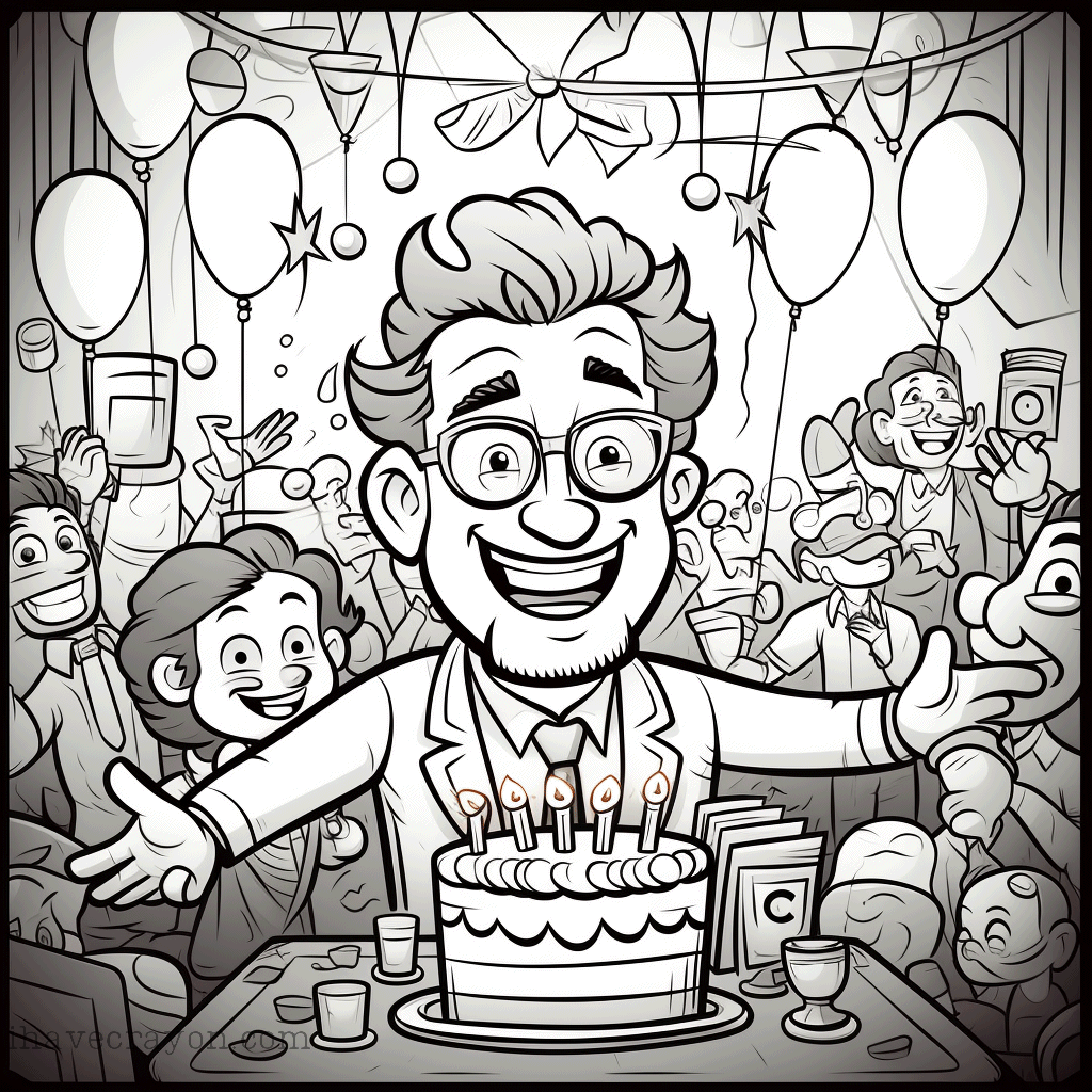 IHC Free Birthday Coloring Pages 002