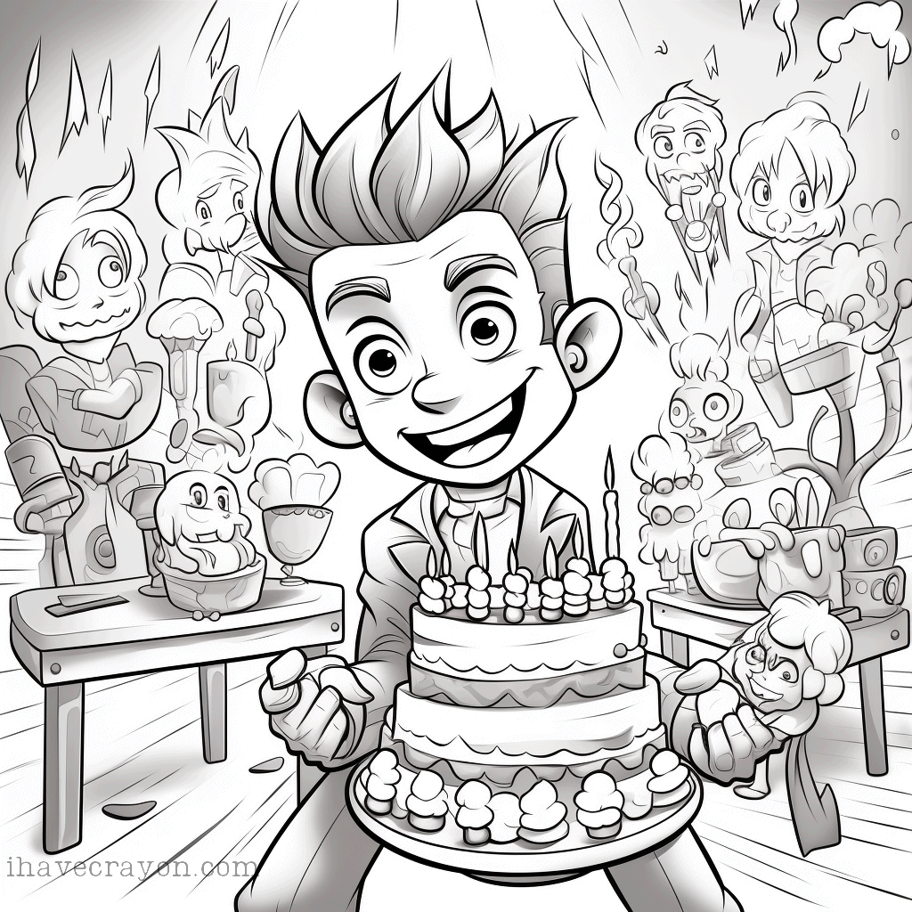 IHC Free Birthday Coloring Pages 004