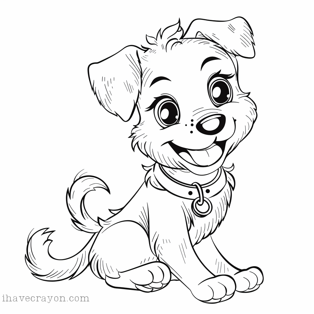 Free Dog Coloring Pages – Perfect for Kids and Adults! – I have crayon