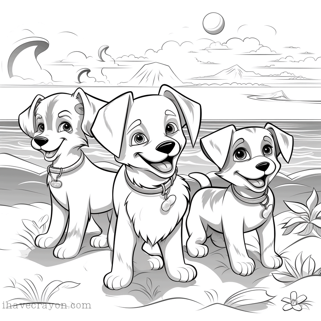 IHC Free Dogs Coloring Pages0026