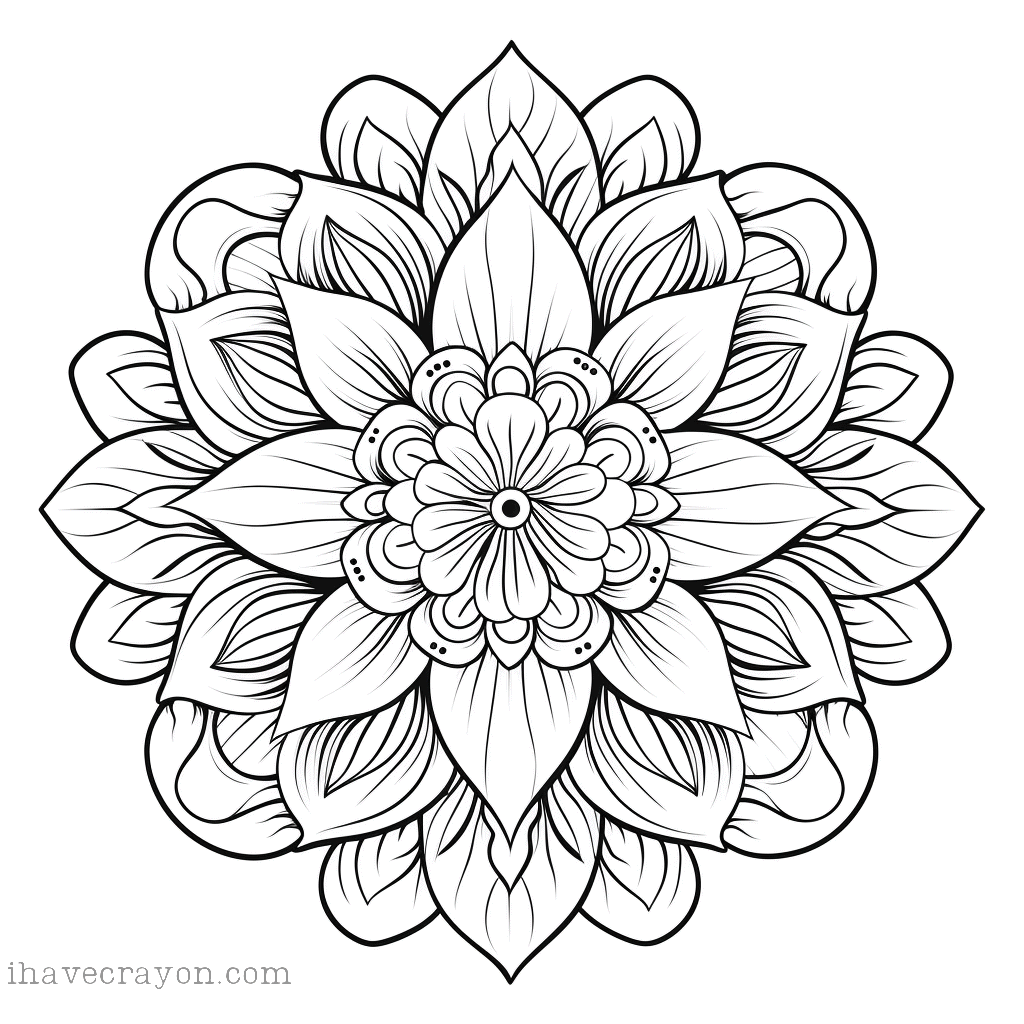 IHC Free Mandalas Coloring Pages 0001