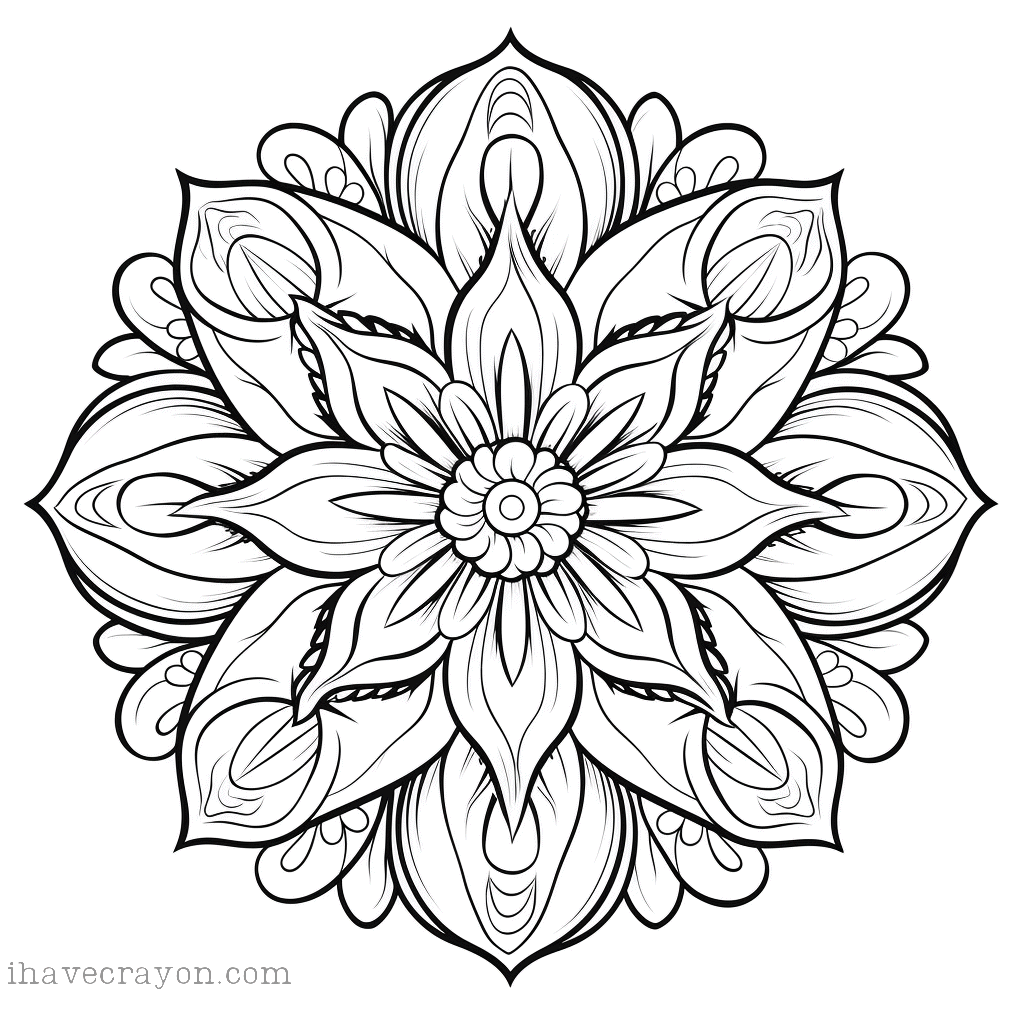 IHC Free Mandalas Coloring Pages 0002