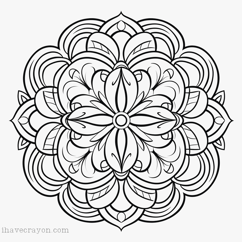IHC Free Mandalas Coloring Pages 0011