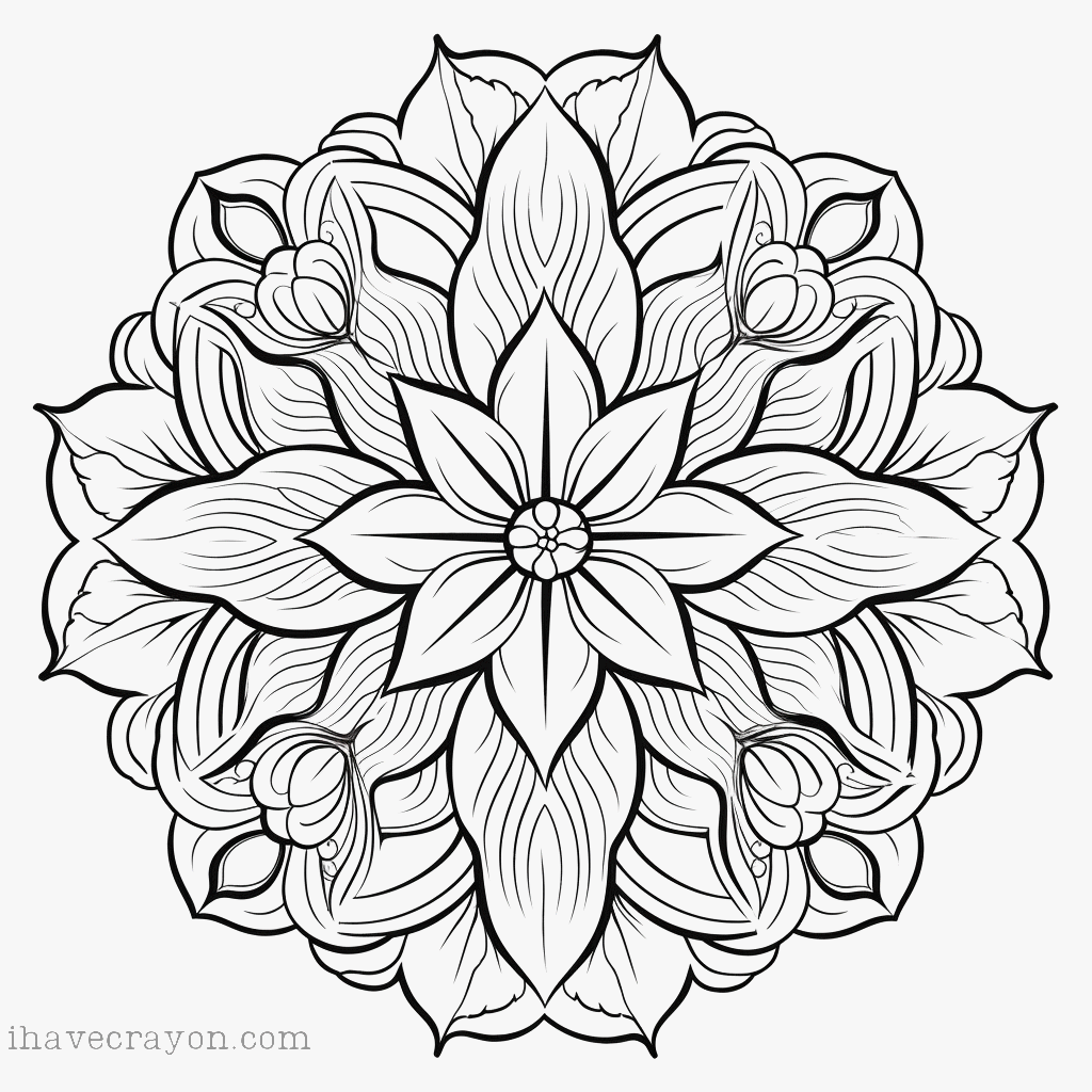 IHC Free Mandalas Coloring Pages 0013