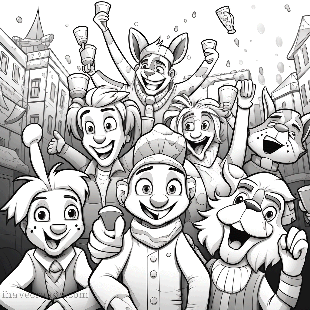 IHC Free NewYears Coloring Pages 009