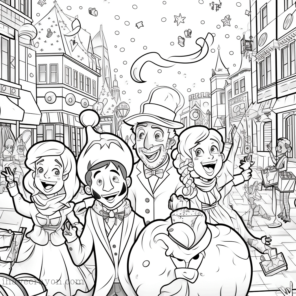 IHC Free NewYears Coloring Pages 012