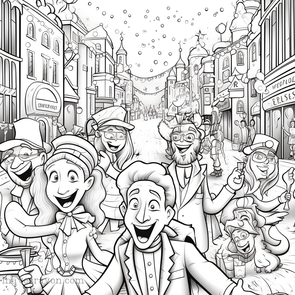 IHC Free NewYears Coloring Pages 013