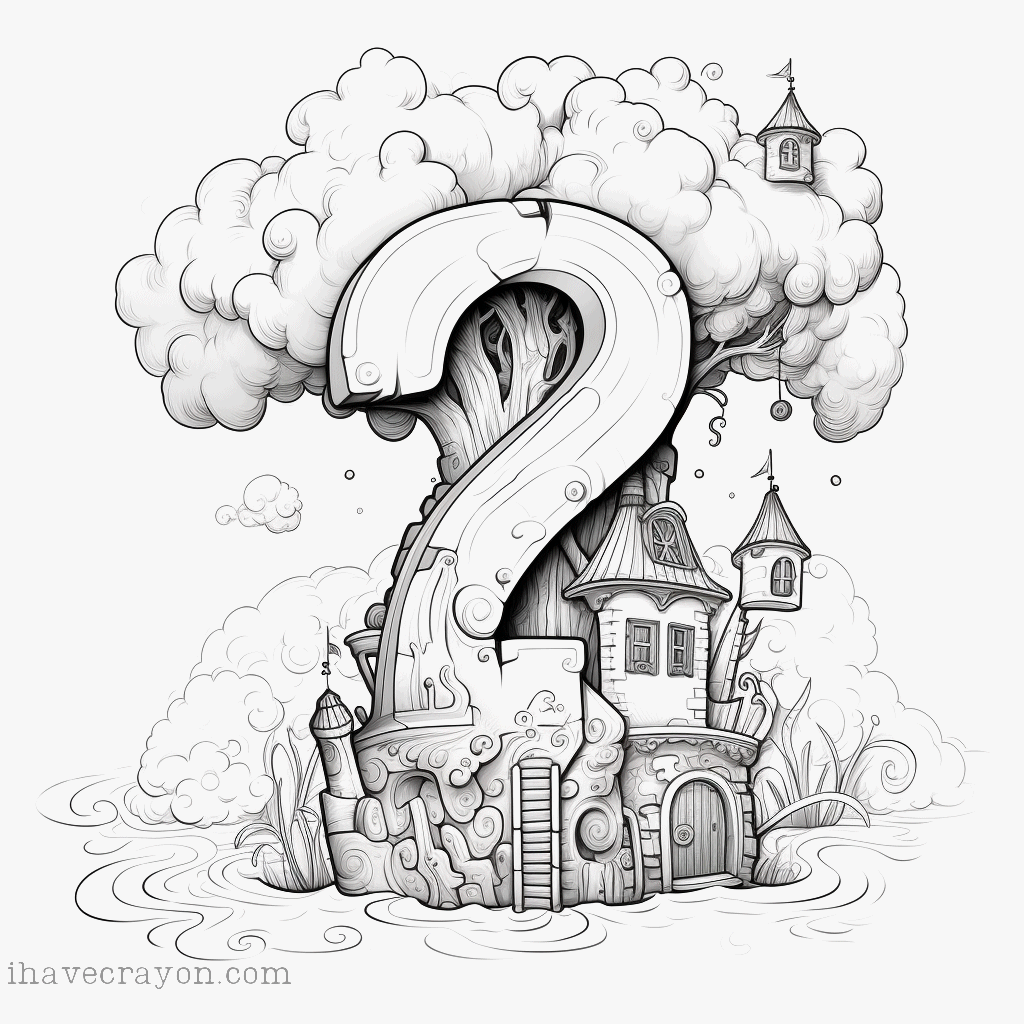 IHC Free Number Two Coloring Pages 0001