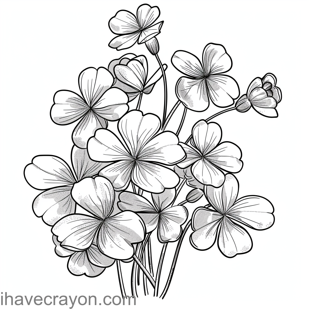Free-PDF-Shamrock-Coloring-Pages