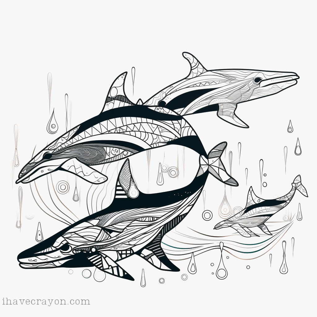 IHC Free Whale Coloring Pages 0004