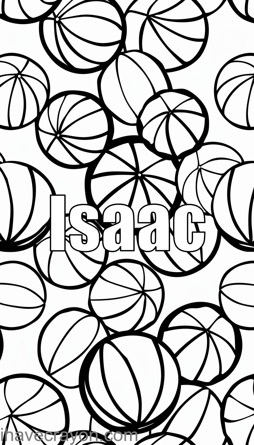 Isaac coloring page