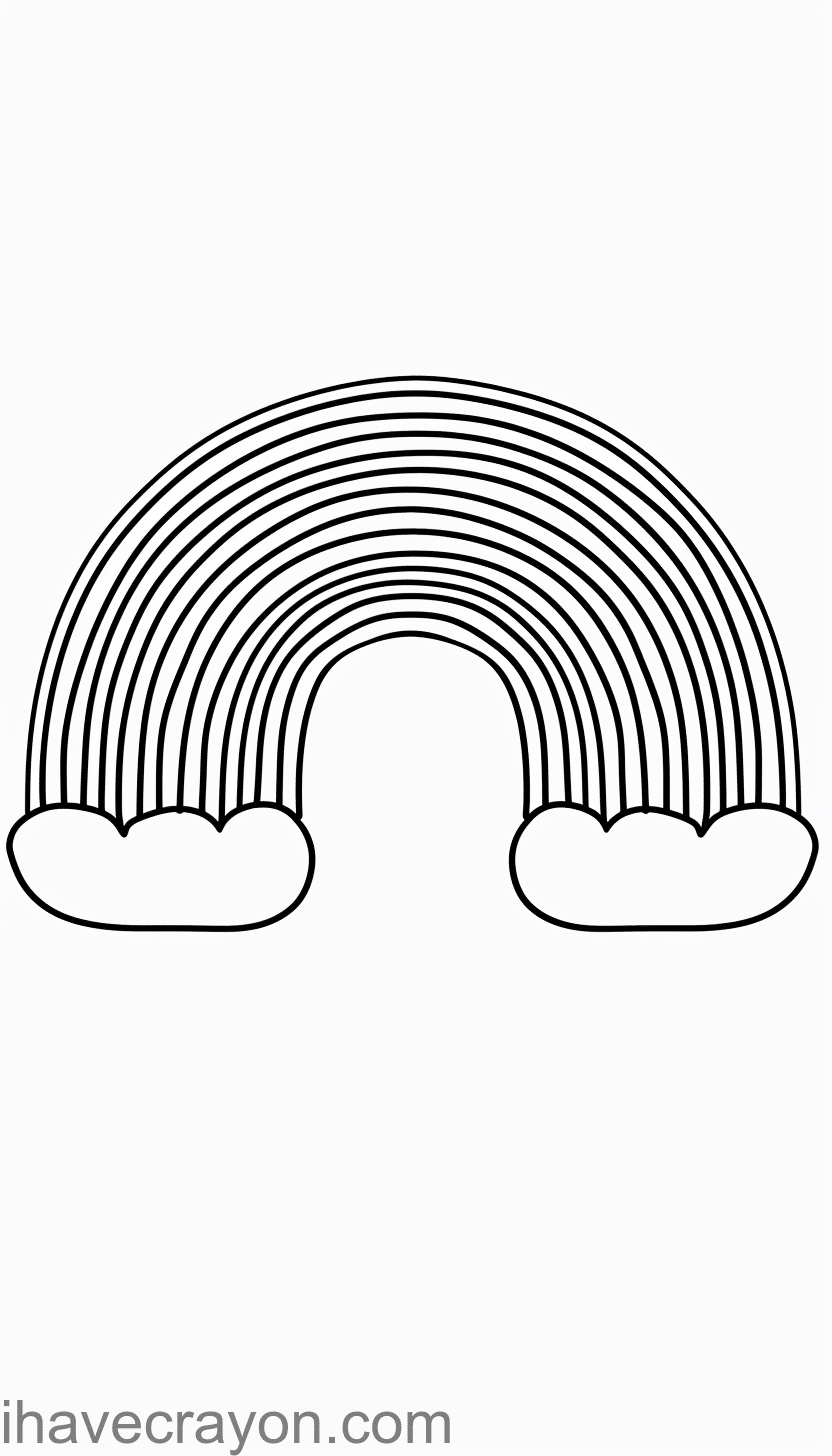 Rainbow-Coloring-Pages