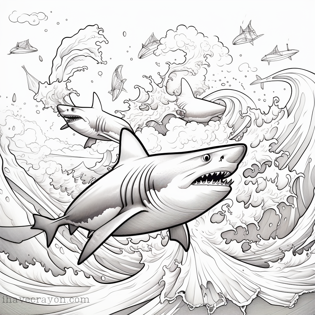 Sharknado Coloring Pages-004
