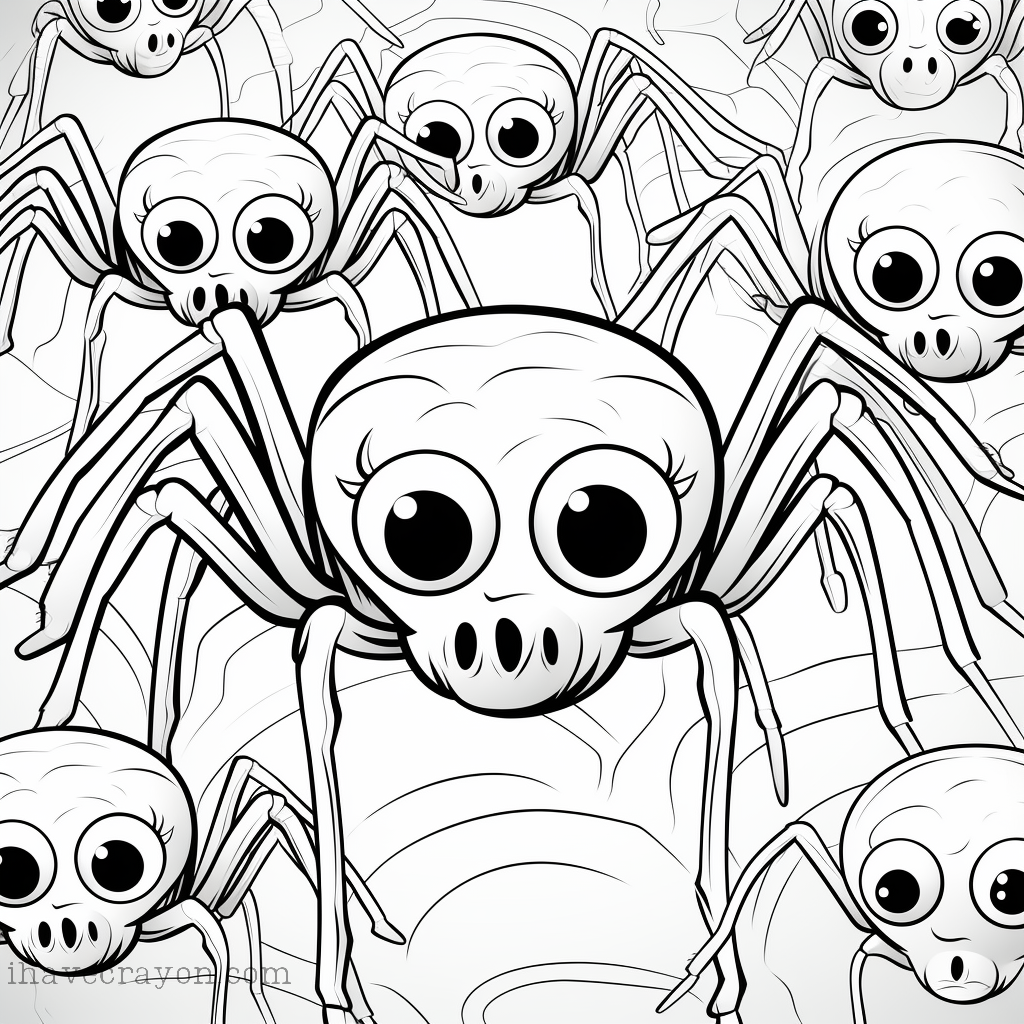 Spider Coloring Pages-004