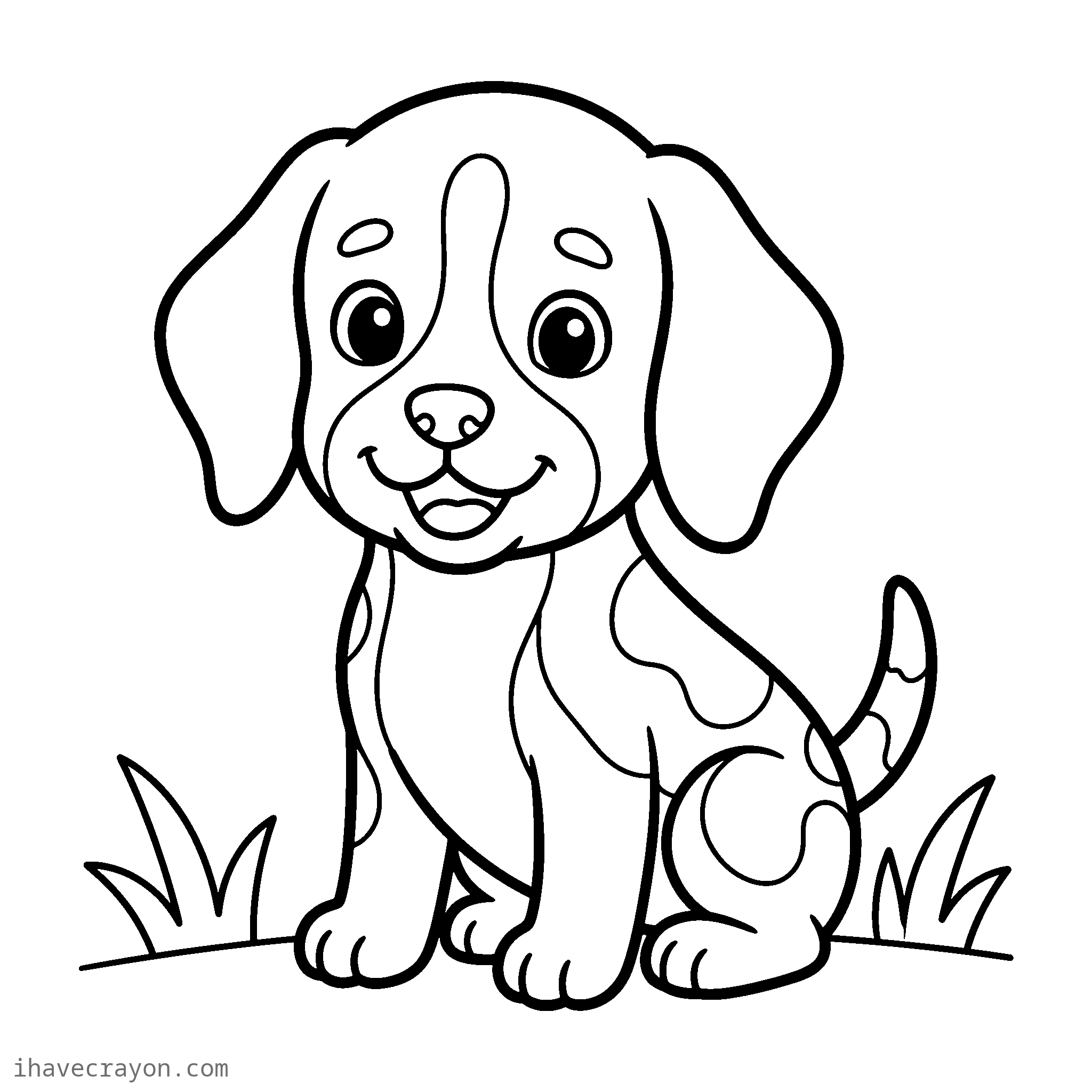 Beagle Coloring Pages, sheet 1