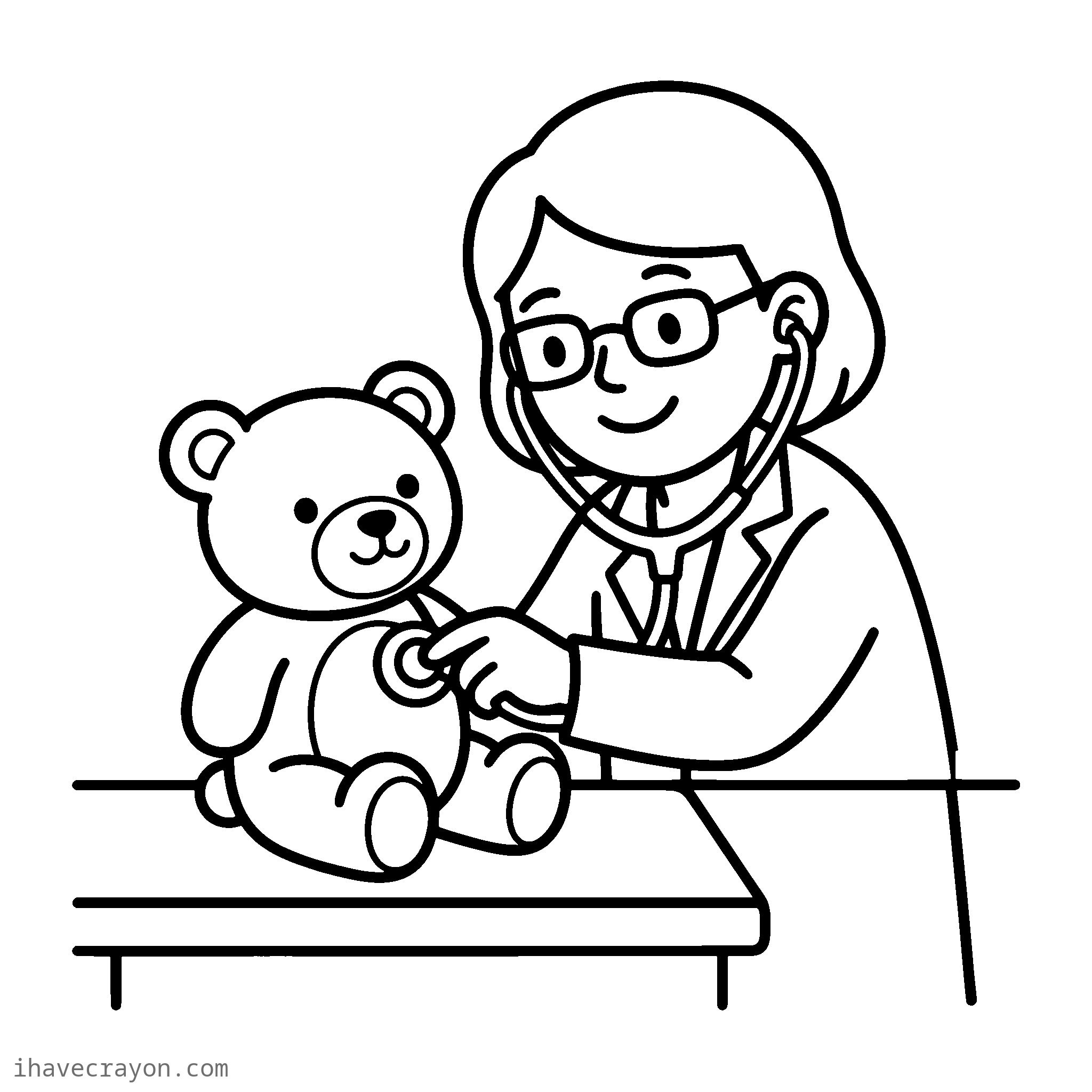 Doctor Coloring Pages, sheet 1