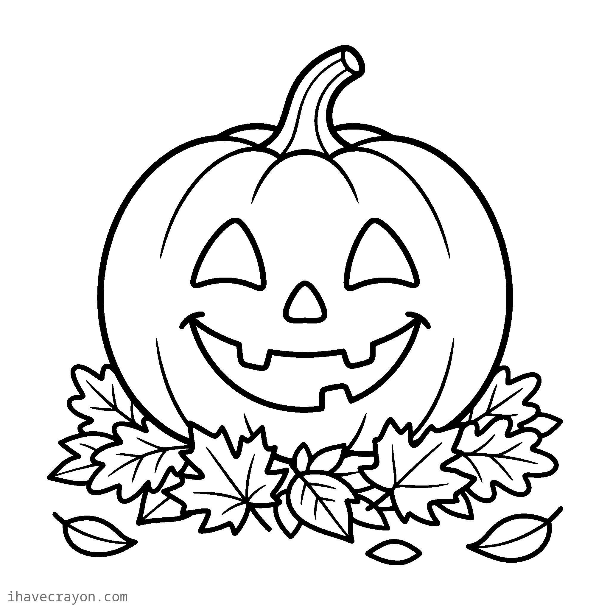 Pumpkin Coloring Pages, sheet 1
