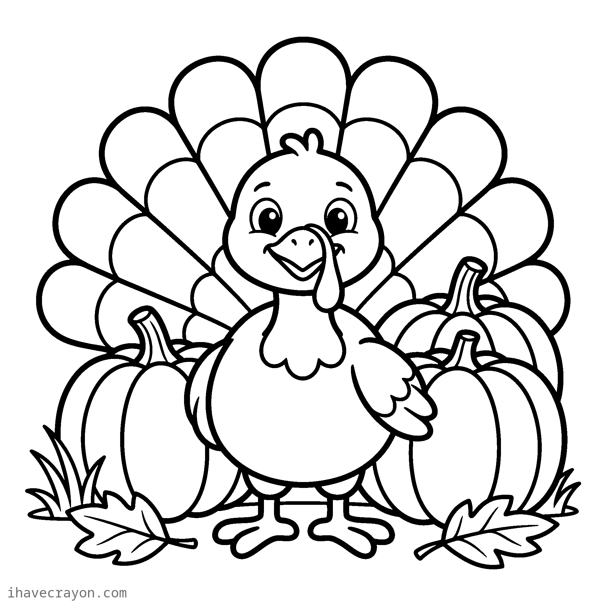 Thanksgiving Coloring Pages, sheet 1