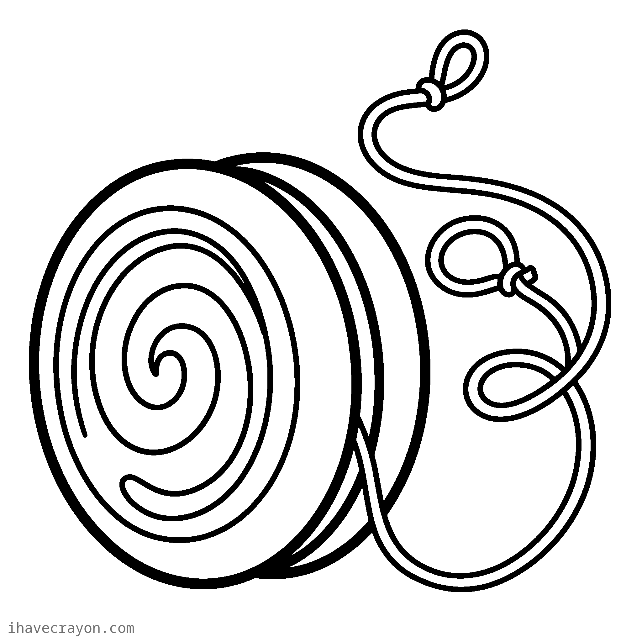 Yo-Yo Coloring Pages, sheet 1